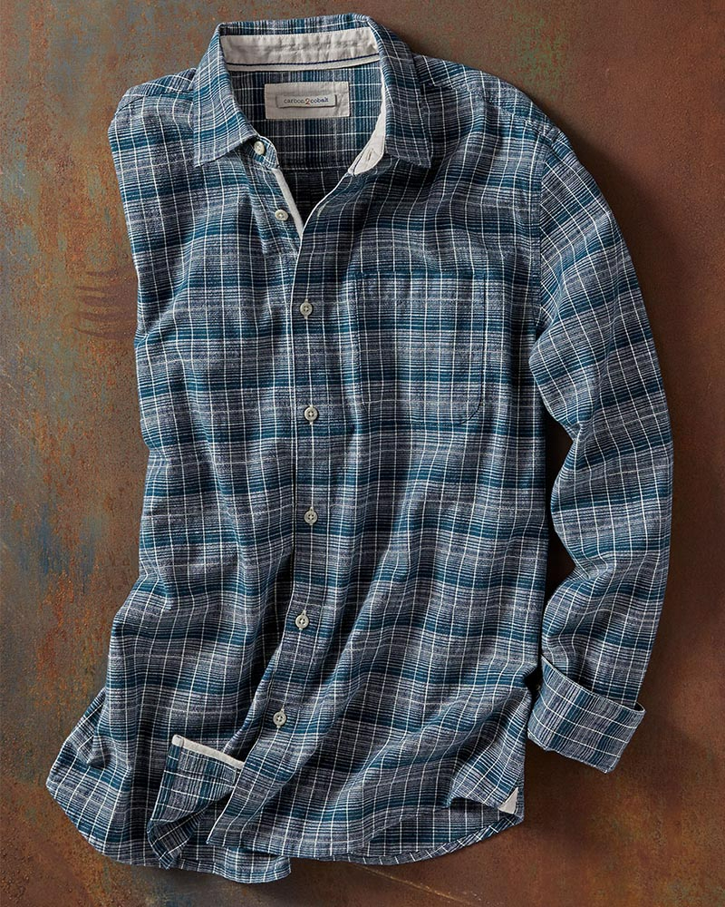 Men's Casual Pre-Sunrise Blues Shirt