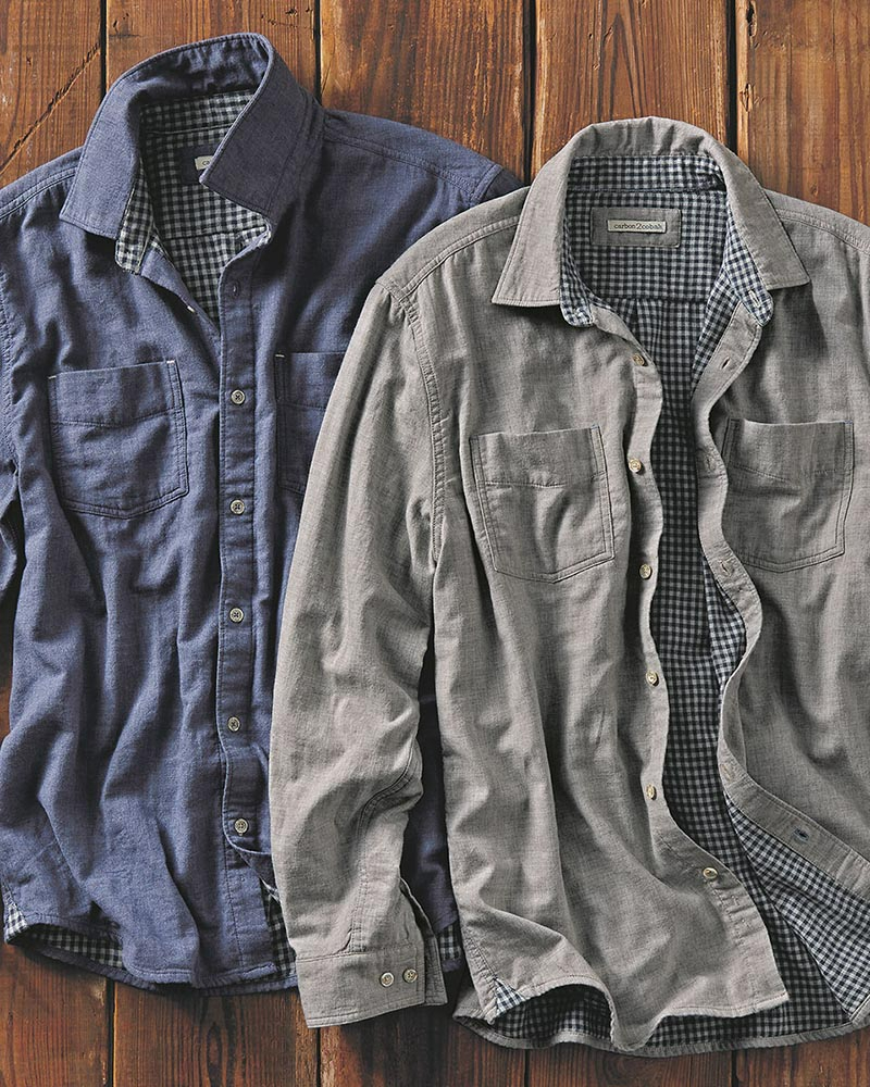 Men's Casual Color Contrast Design Printed Shirt