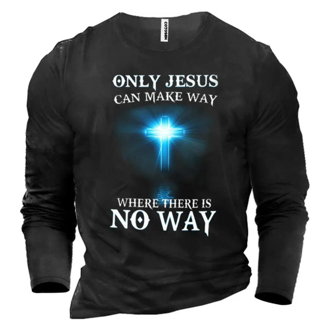 Men's Vintage Outdoor Casual Print Long Sleeve T-Shirt