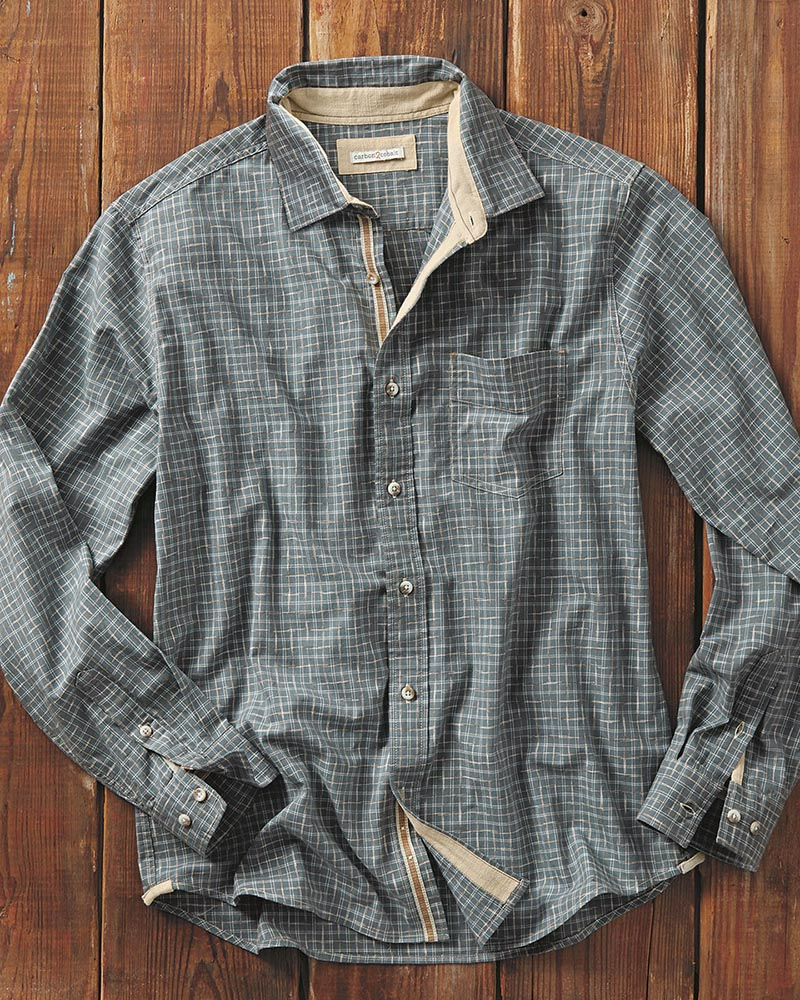 Men's Casual Printed Long Sleeve Shirt