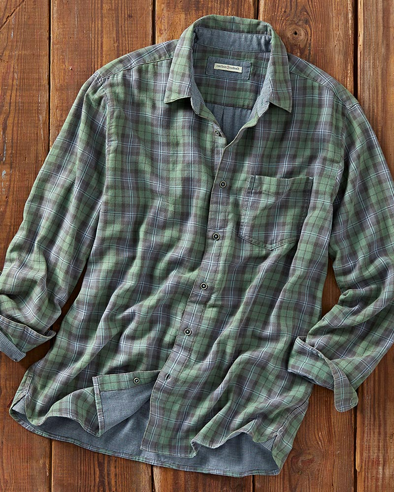 Men's Casual Plaid Print Shirt