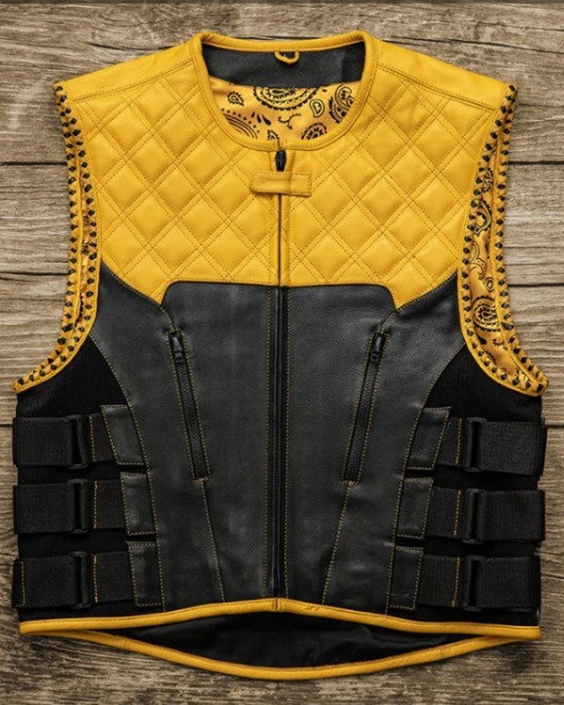 Casual all-match hunting leather waistcoats