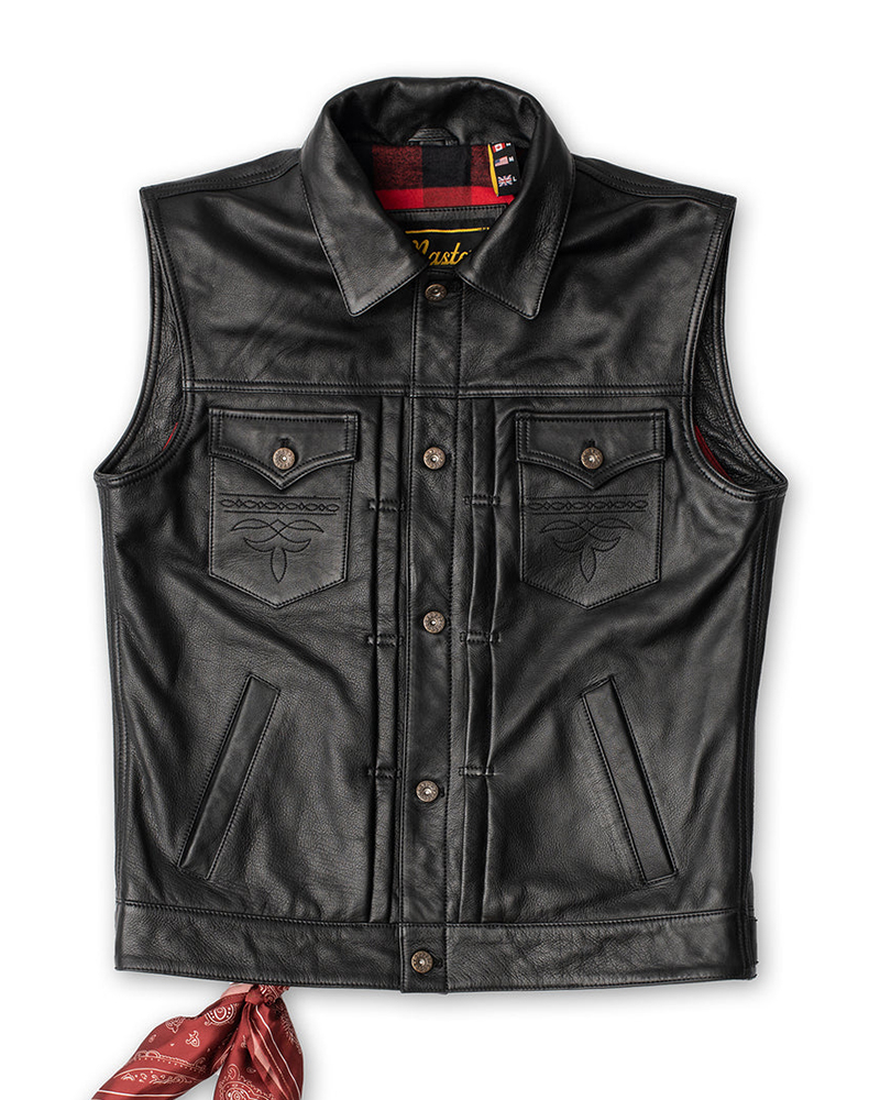 Casual all-match hunting leather waistcoats