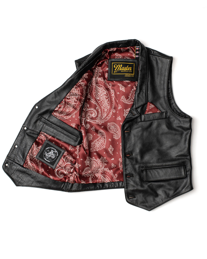 Casual all-match hunting leather waistcoats