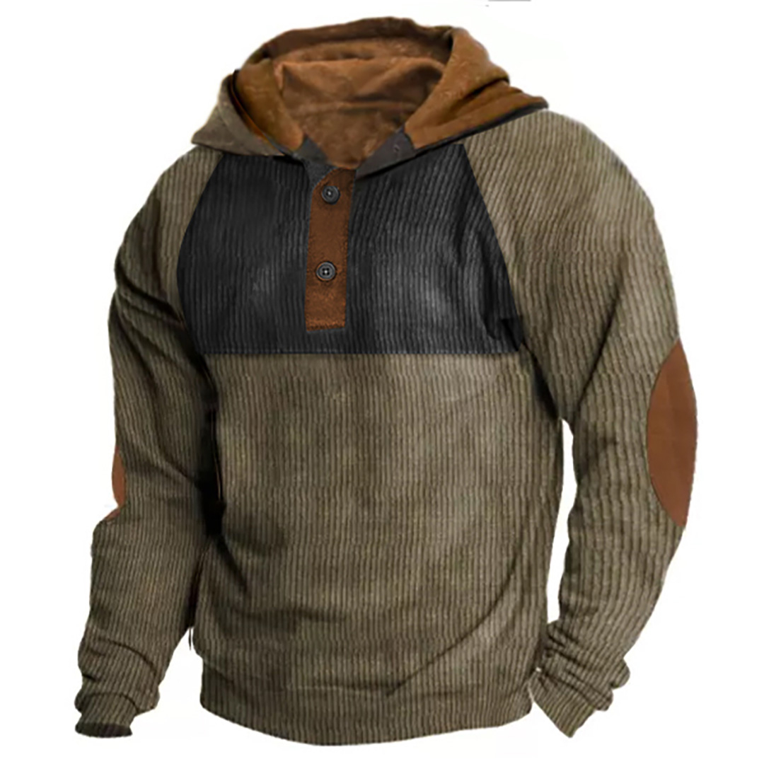 Men's Outdoor Letter Print Hoodie