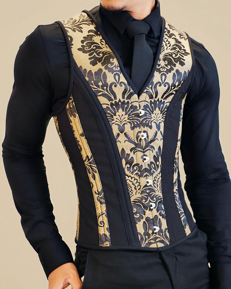 Men's Casual Versatile Contrasting Color Printed Vest