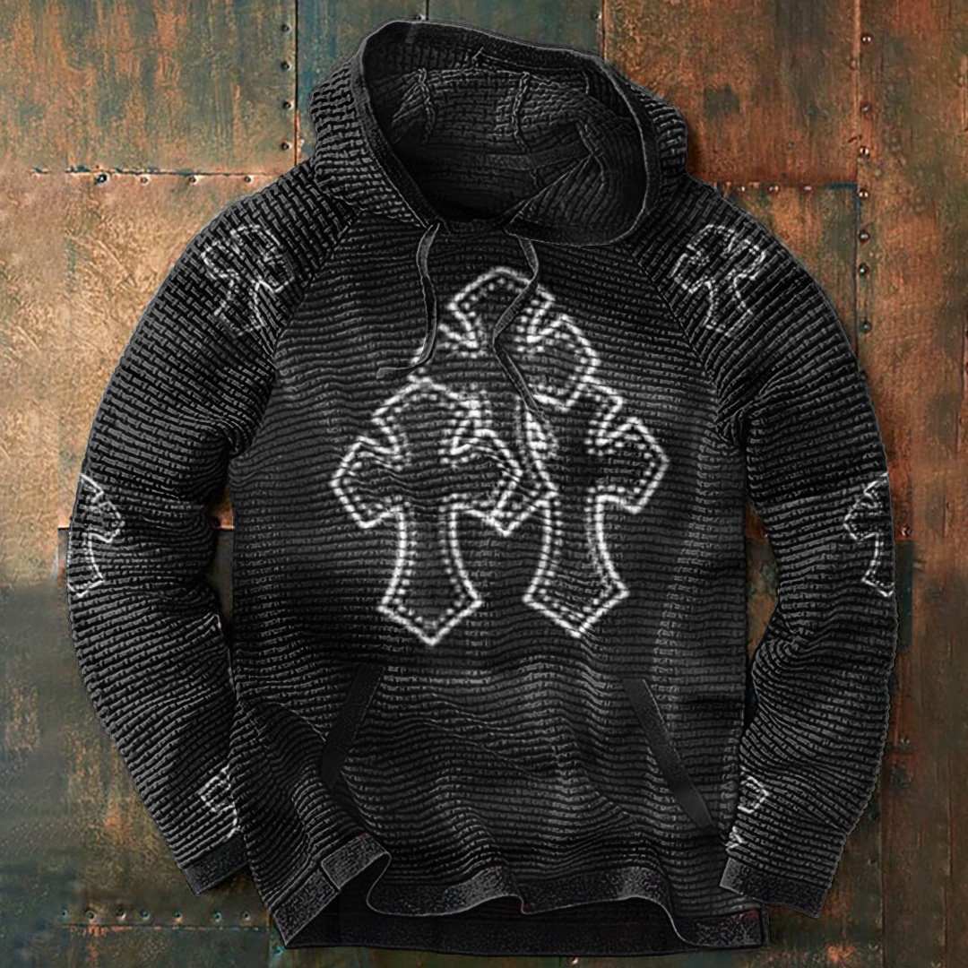 Men's Casual Print Hoodie