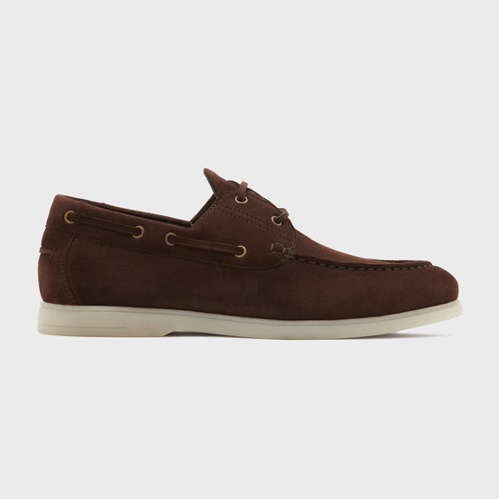 Boat Shoes | Dark Chocolate Suede