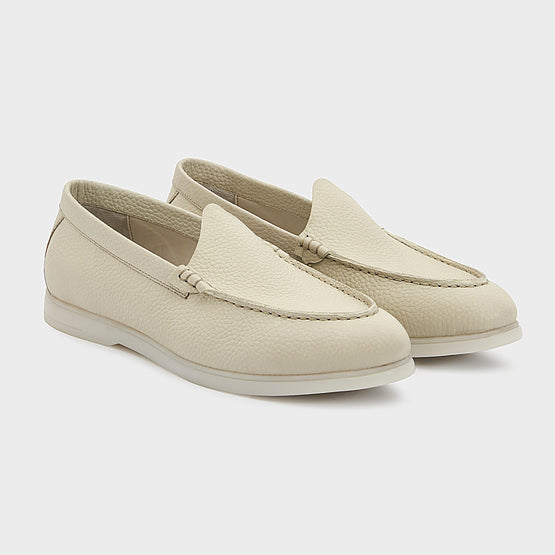 Loafer | Pearl White Leather