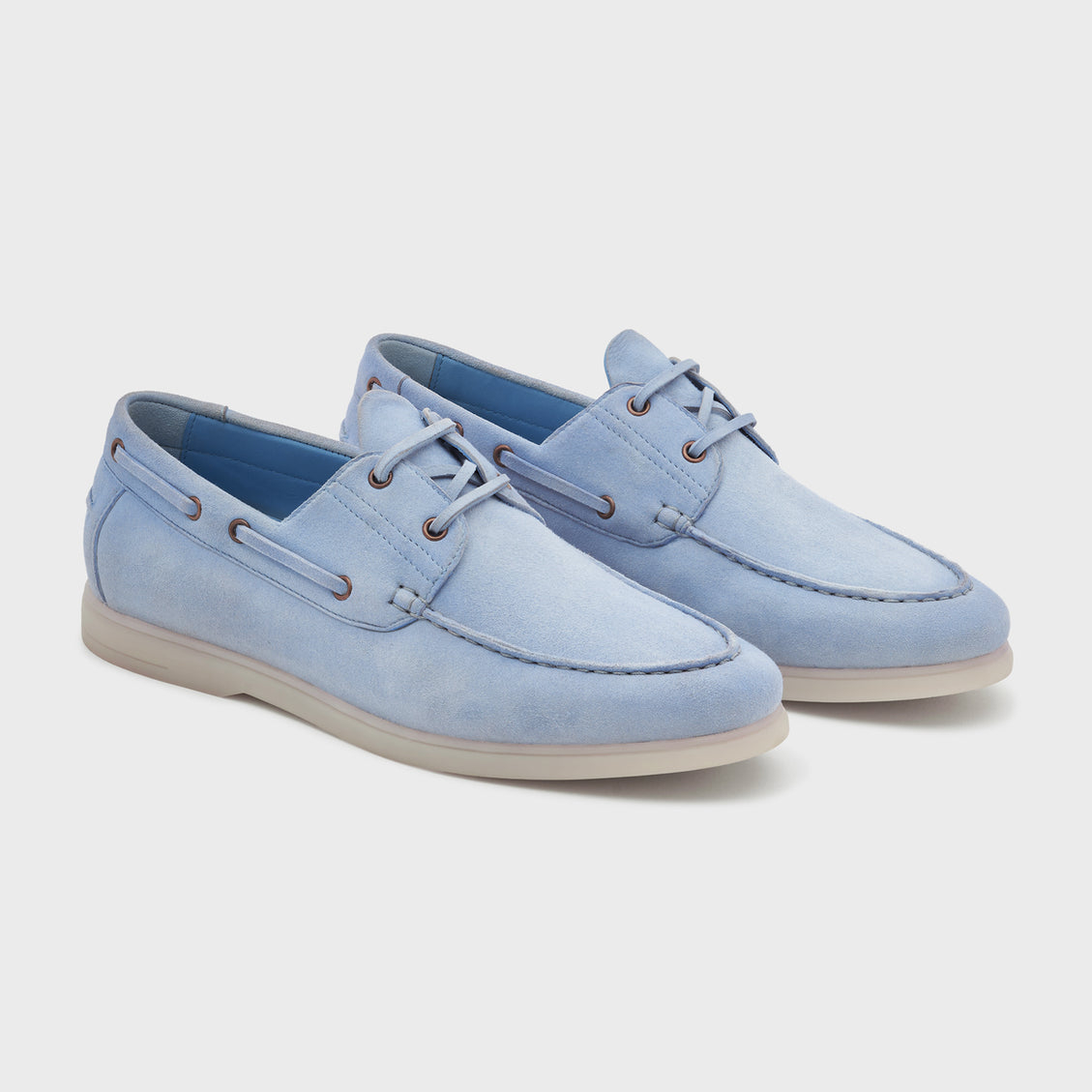 Boat Shoes | Aqua Suede