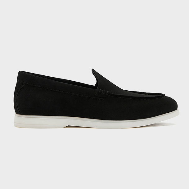 Loafer | Solid Black Suede
