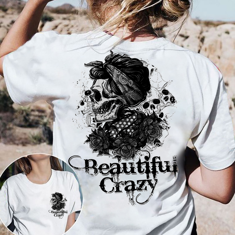 Beautiful Crazy Print Women's T-Shirt