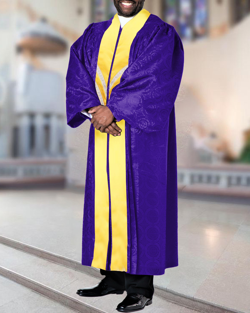 Men's casual color contrast print long-sleeved jacket