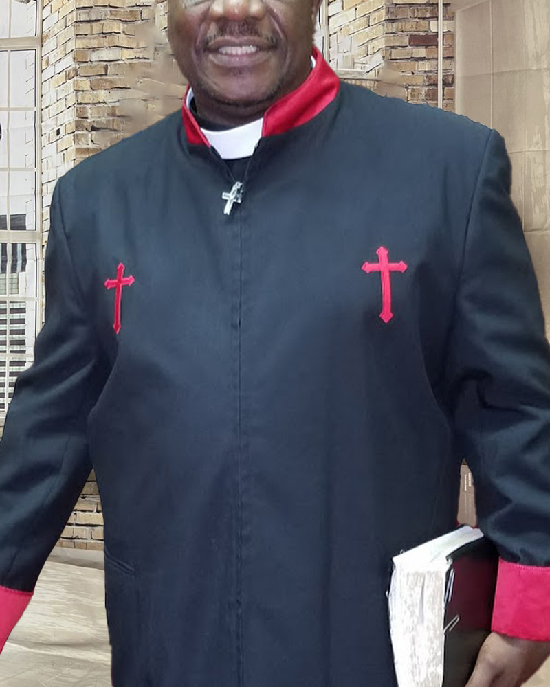 Men's Casual Contrast Color Printed Jacket