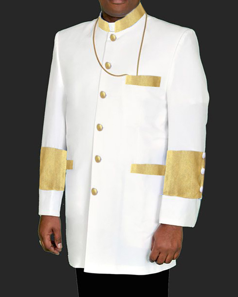 Men's Casual Contrast Color Printed Jacket