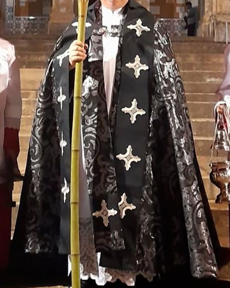 Men's casual color contrast print long-sleeved jacket