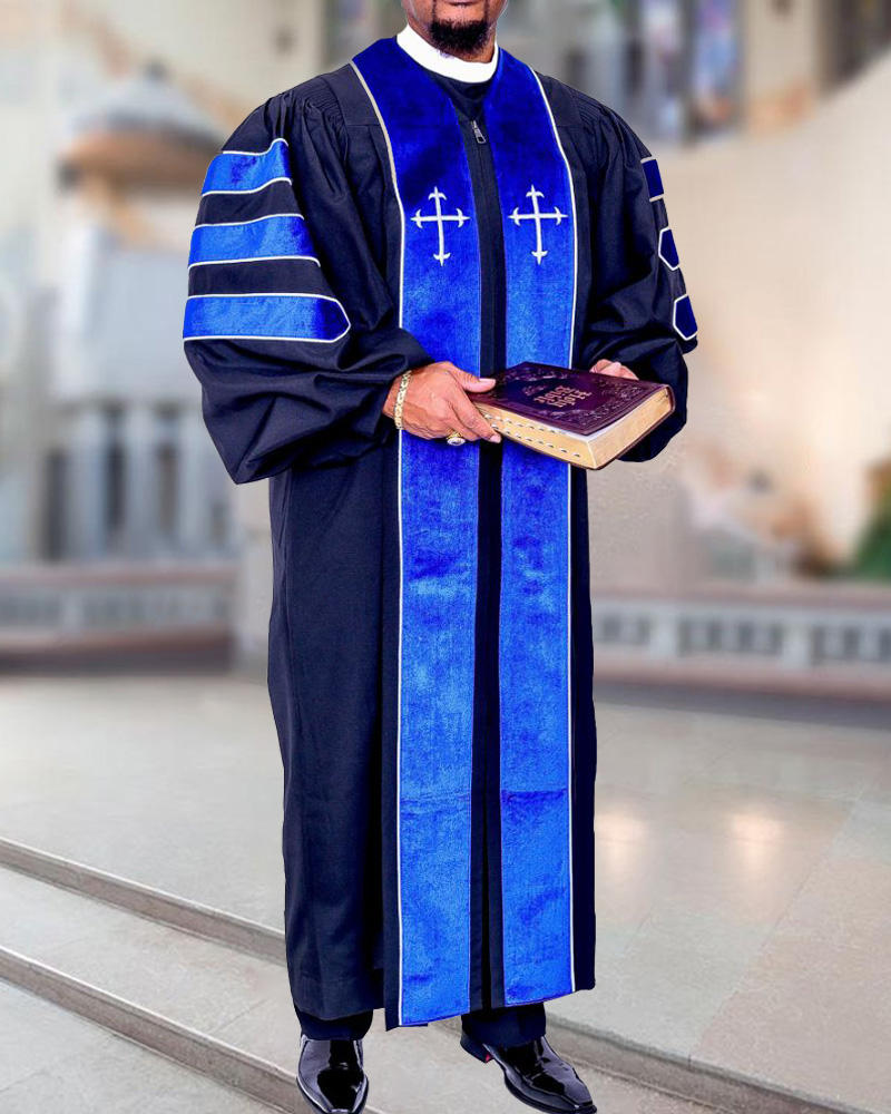 Men's casual color contrast print long-sleeved jacket