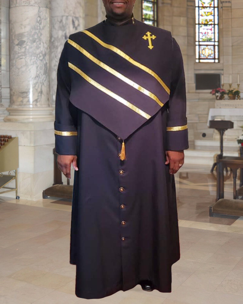 Men's casual color contrast print long-sleeved jacket