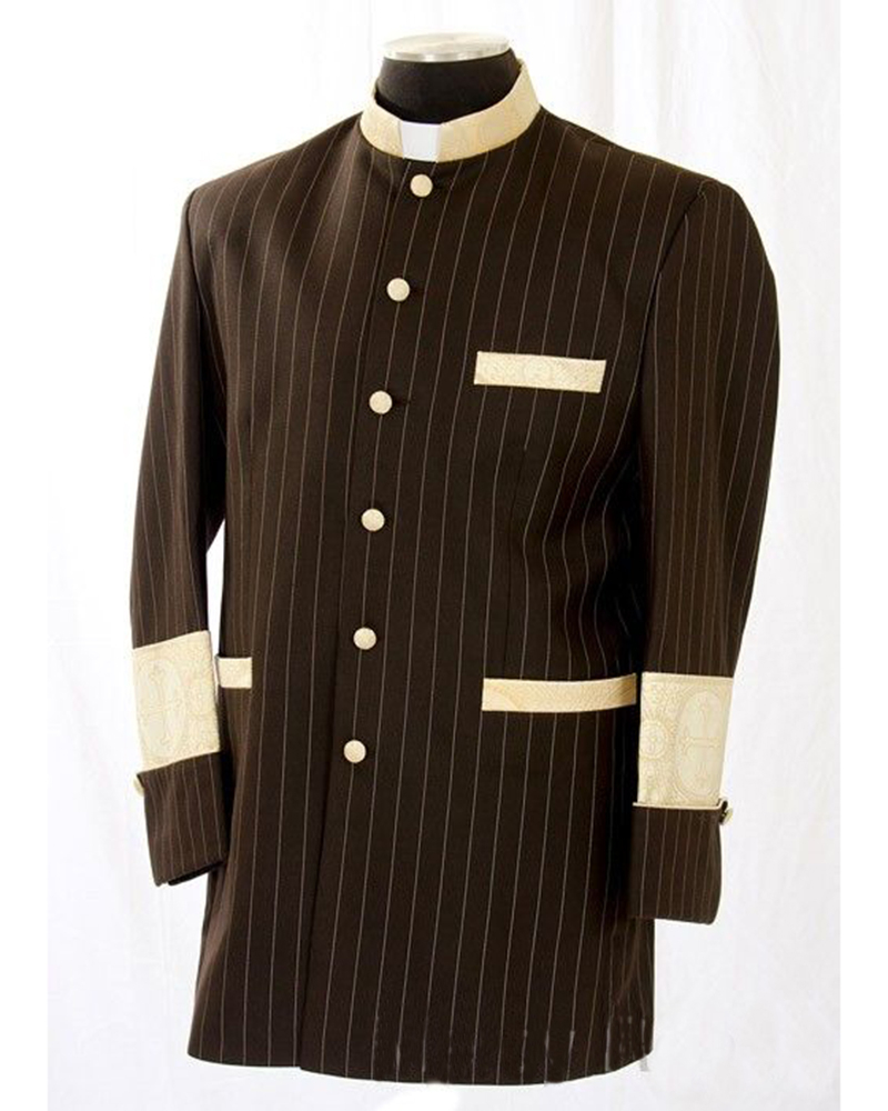 Men's Casual Contrast Color Printed Jacket