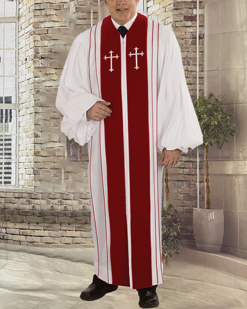 Men's casual color contrast print long-sleeved jacket