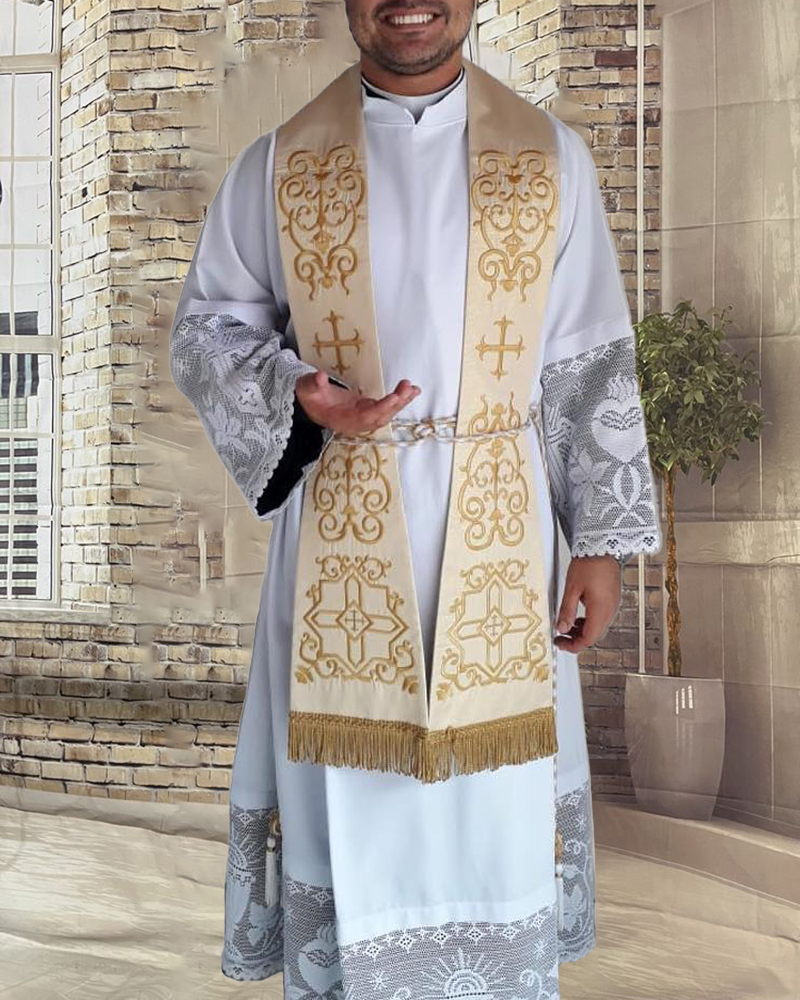 Men's casual color contrast print long-sleeved jacket