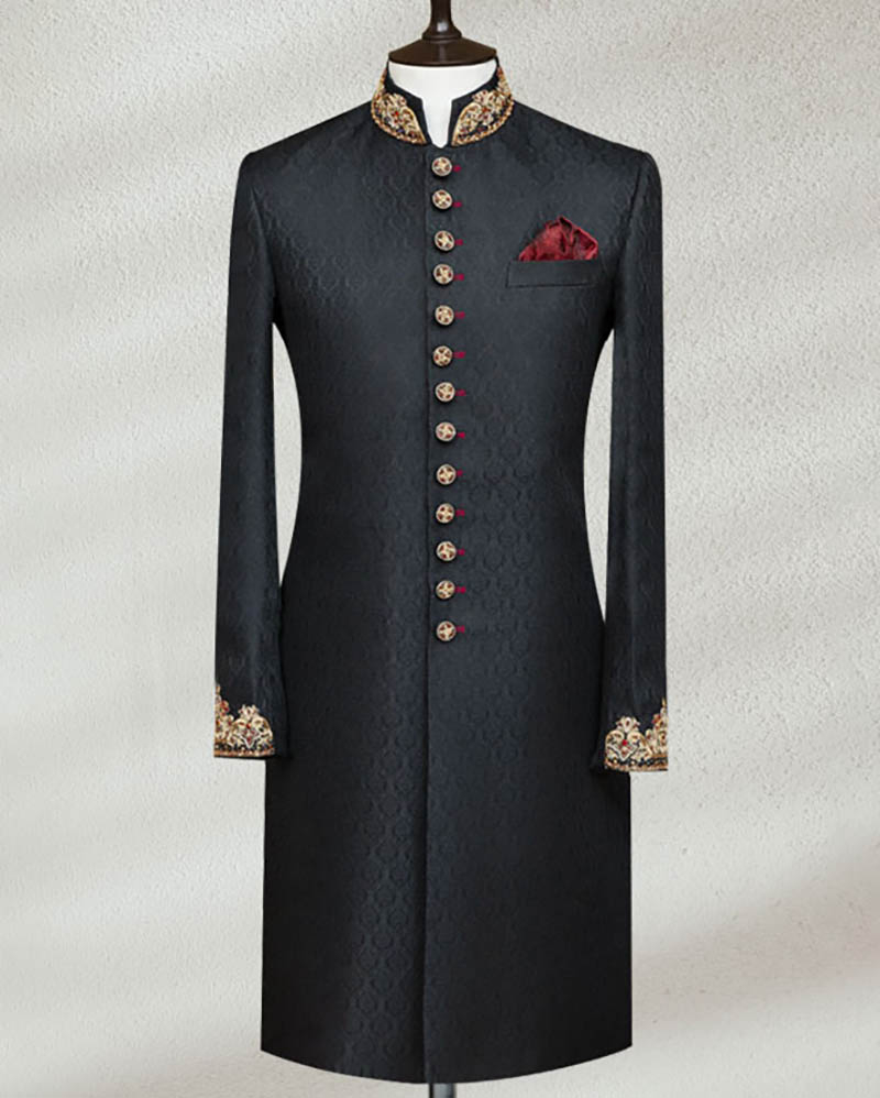 Men's casual all-match mid-length long-sleeved jacket