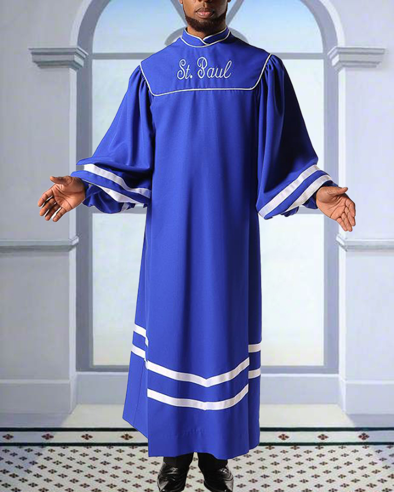 Men's casual color contrast print long-sleeved jacket