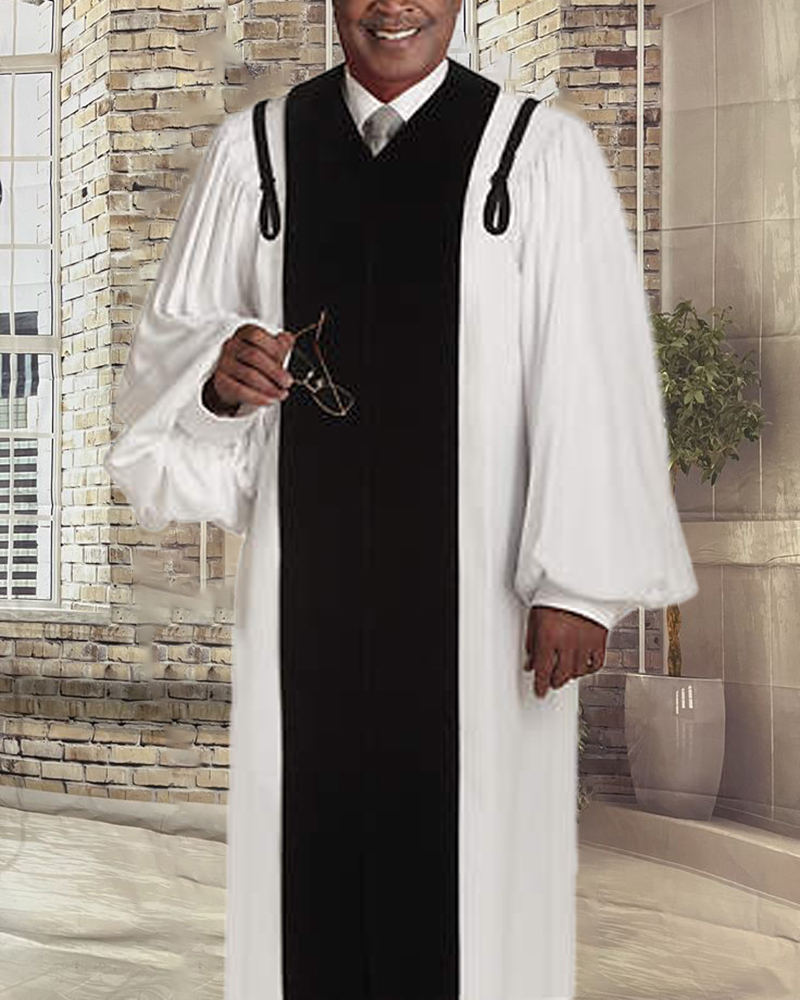 Men's casual color contrast print long-sleeved jacket