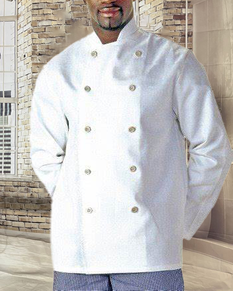 Men's Casual Contrast Color Printed Jacket