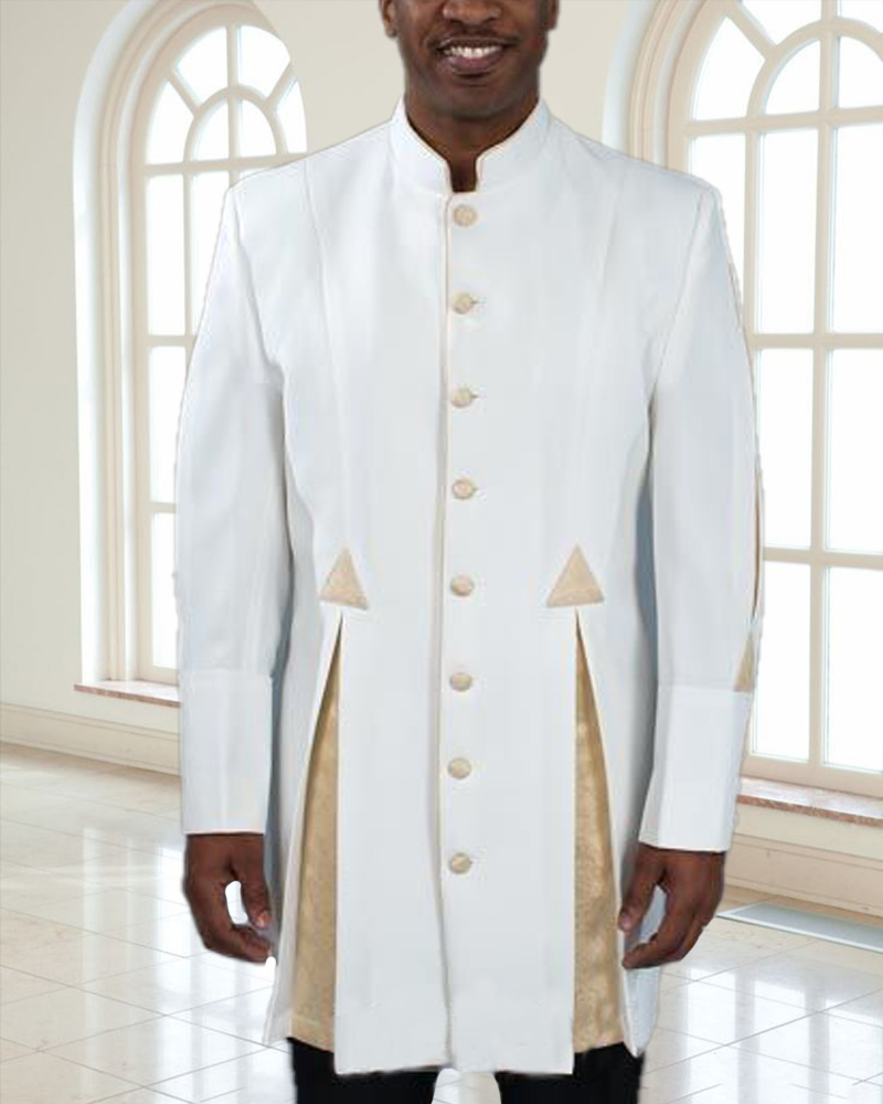 Men's Casual Contrast Color Printed Jacket