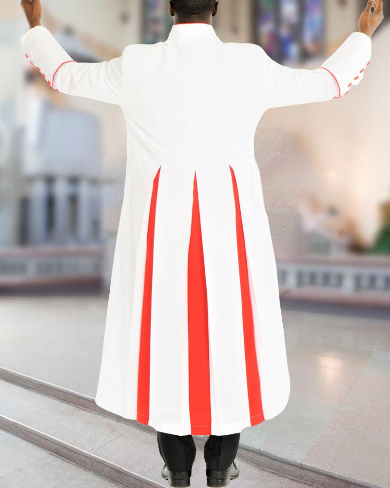 Men's casual color contrast print long-sleeved jacket