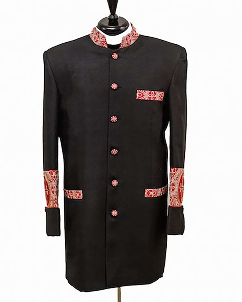 Men's Casual Contrast Color Printed Jacket