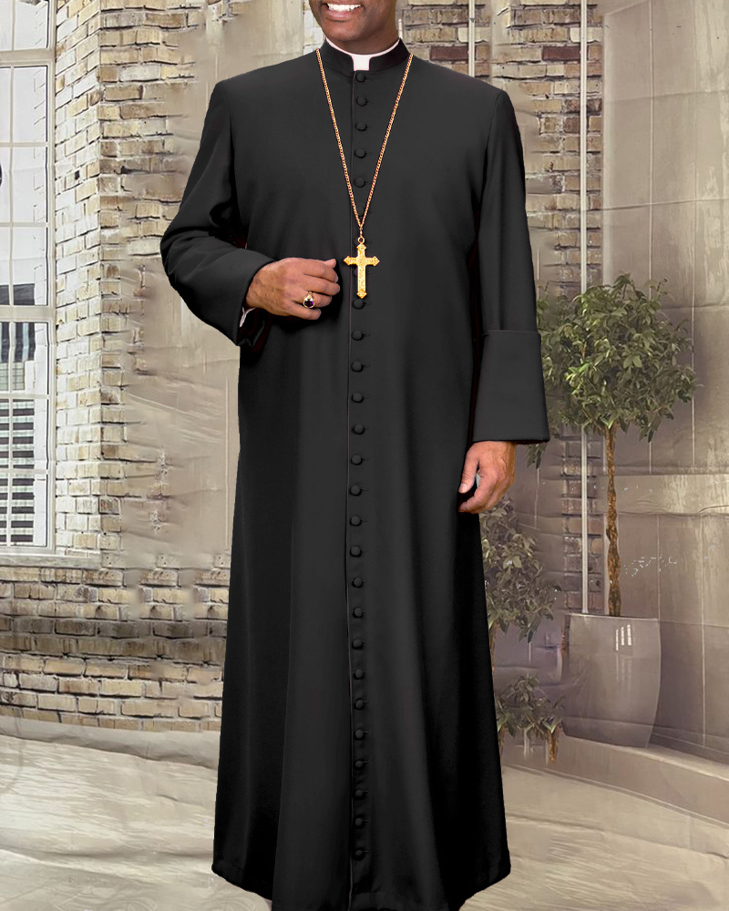 Men's casual color contrast print long-sleeved jacket