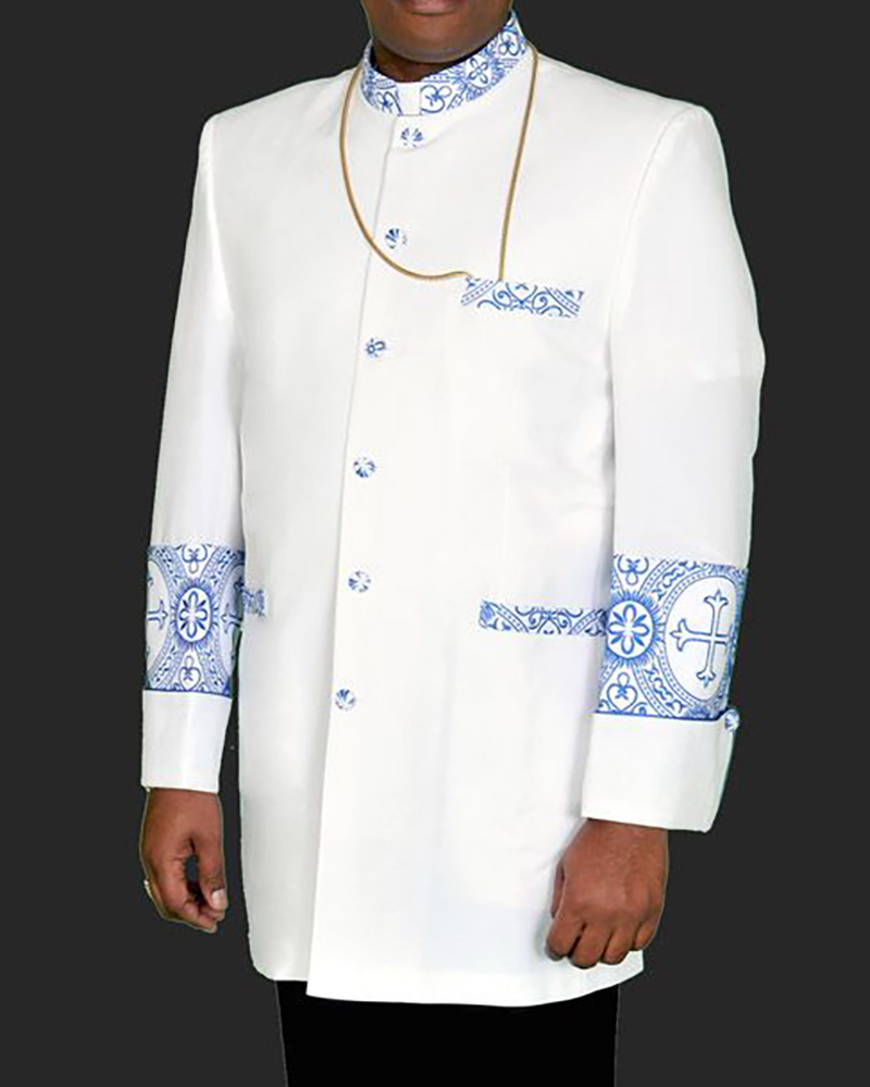 Men's Casual Contrast Color Printed Jacket