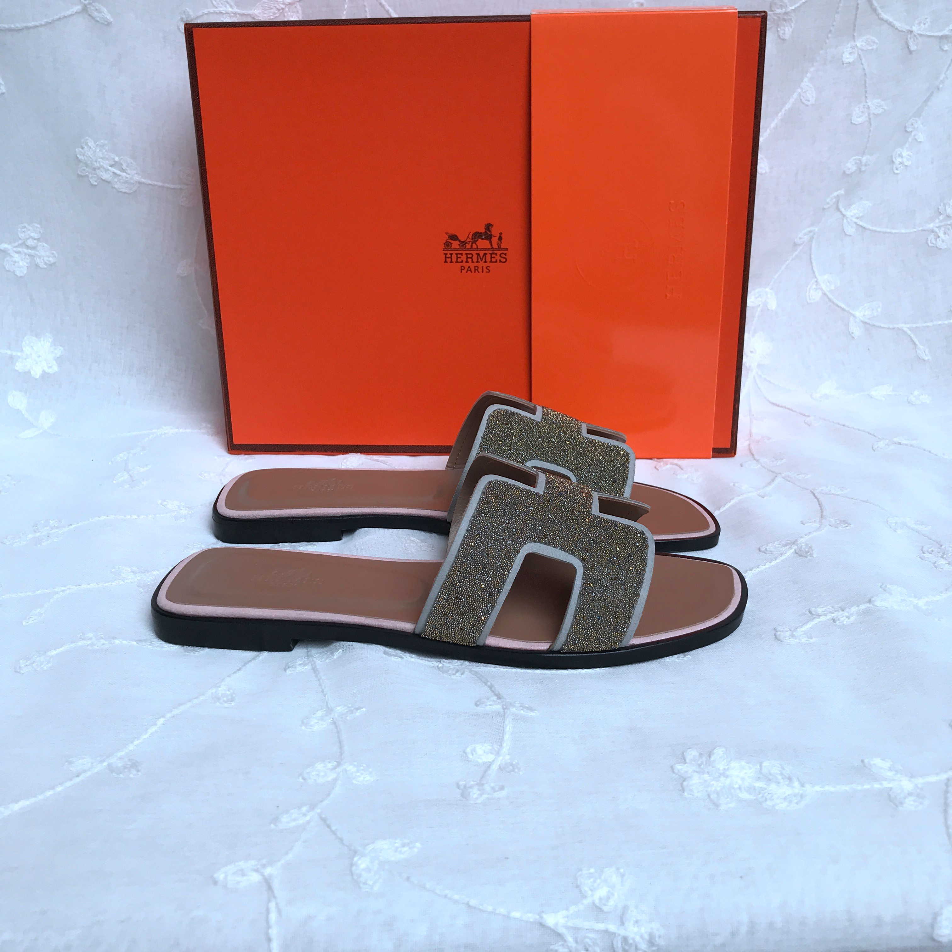 Hermes Slippers Shoes 429696