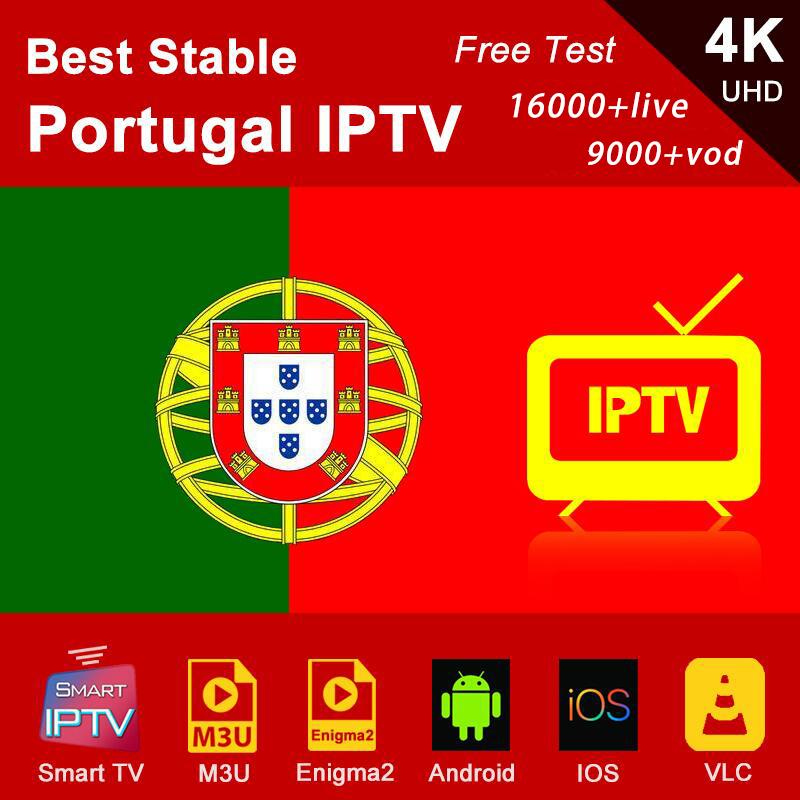 1 year stable Portugal IPTV M3U Subcription suppot smart tv / android box / phone/mag device/gtmedia device