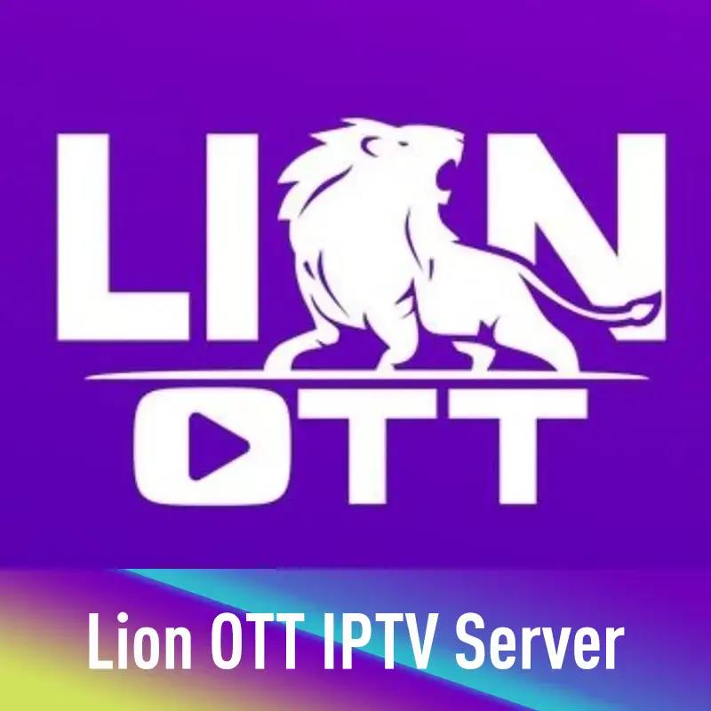 2024 Most Stable 4K Lion Ott IPTV M3u List Free Test Code Subscription Cheapest World IPTV Lionott Reseller Panel Credit for France Arabic Deutsch