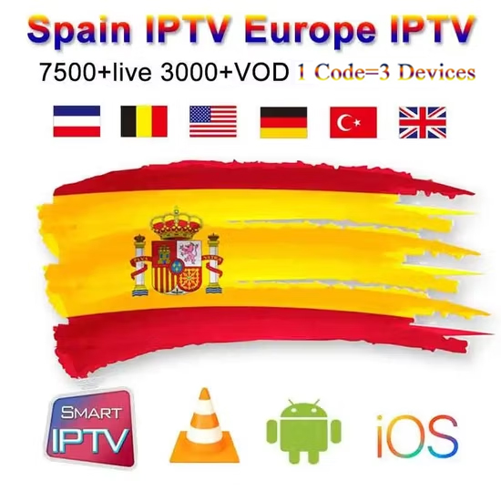 1 Year Spain Pro IPTV Support 1-3 Devices, Could be Different IP, Smaxpro IPTV , 600+ newer movies, 40+ newer series. Support Panel. Delivery immediately after order.