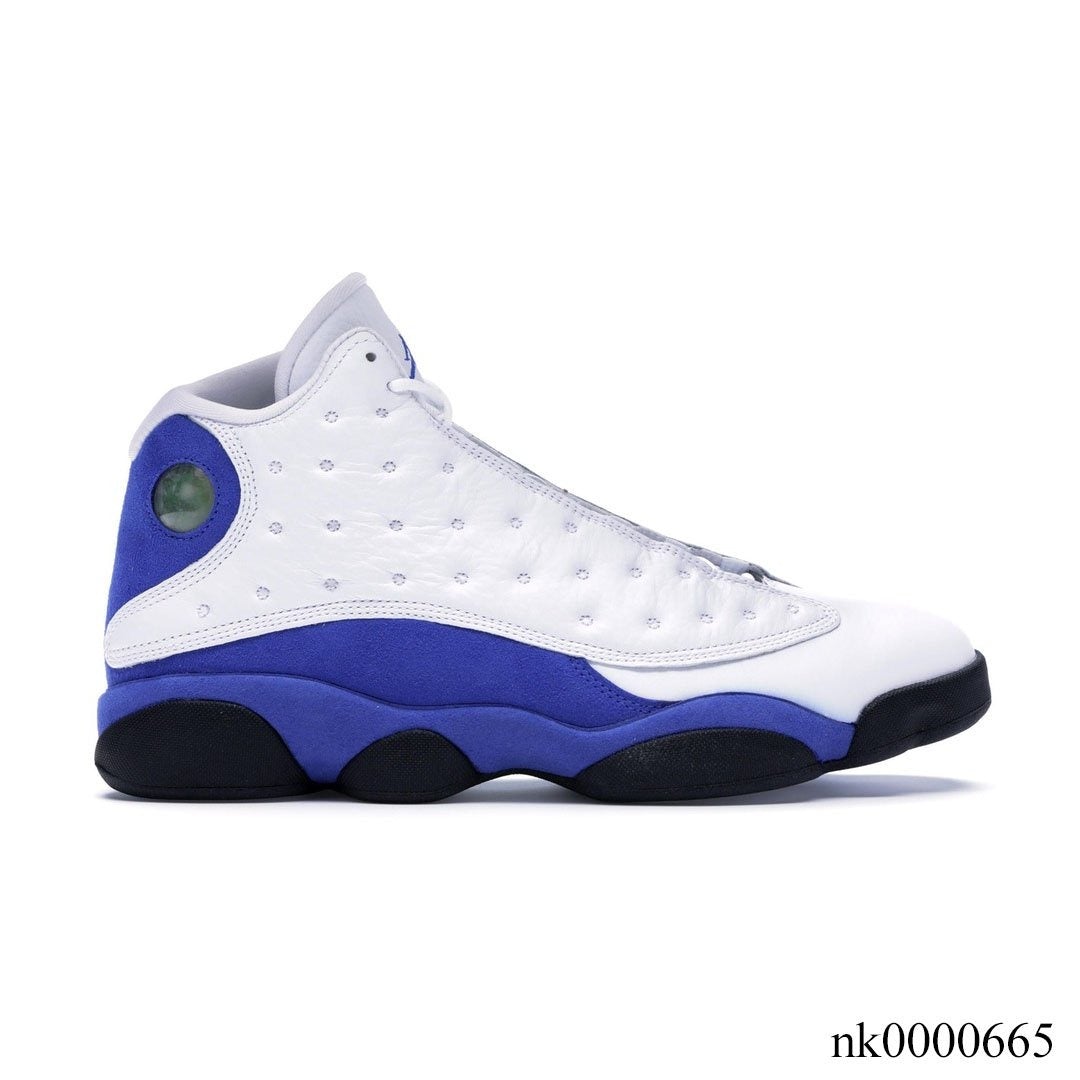 AJ 13 Retro White Hyper Royal Black Shoes Sneakers