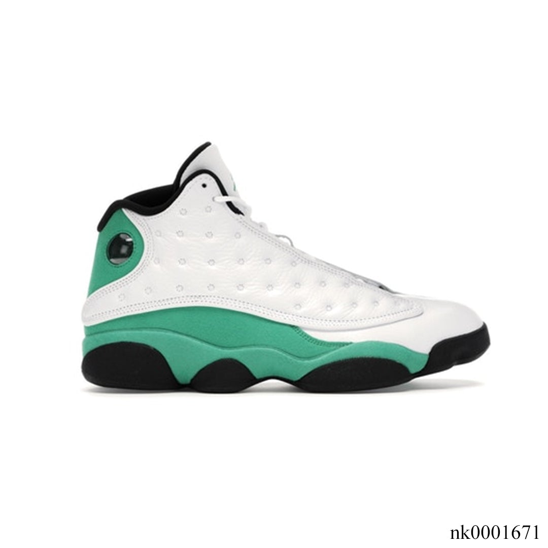AJ 13 Retro White Lucky Green Shoes Sneakers