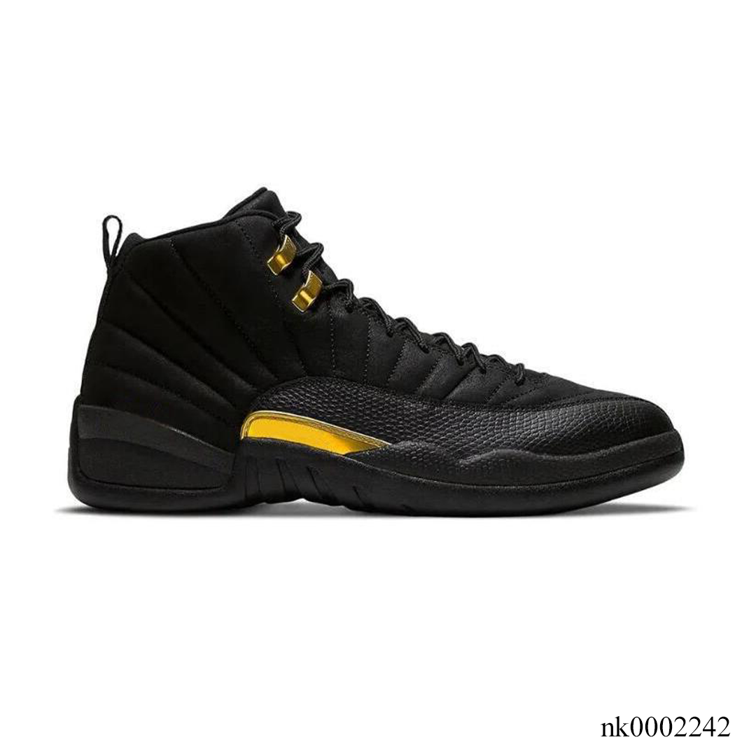 AJ 12 Black Taxi Shoes Sneakers