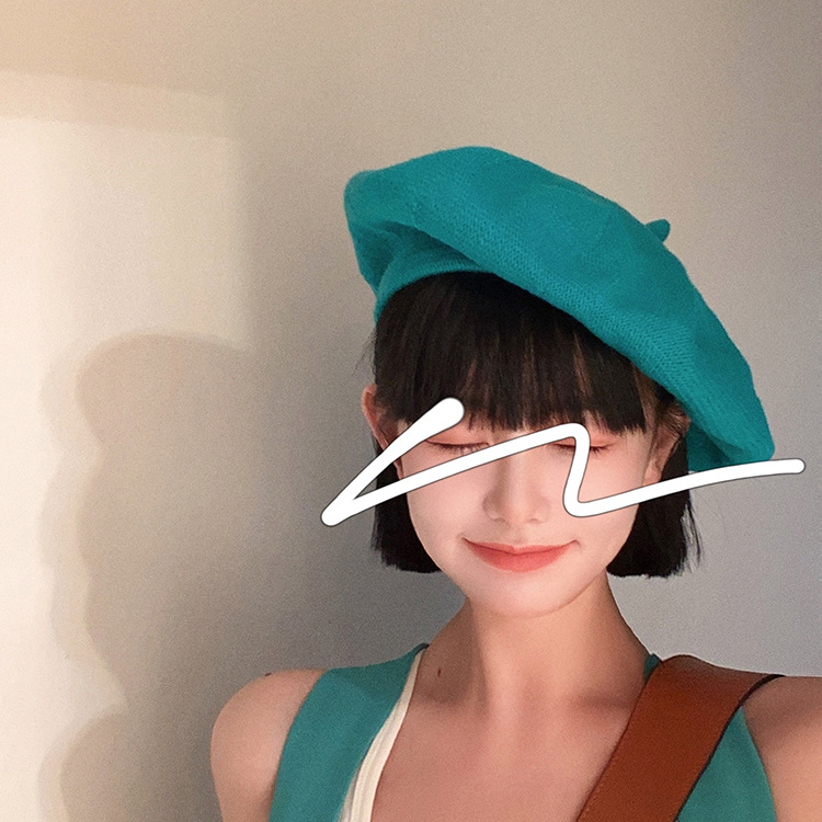 帽子　ベレー帽 　2023新作  春夏　イギリス風  日よけ