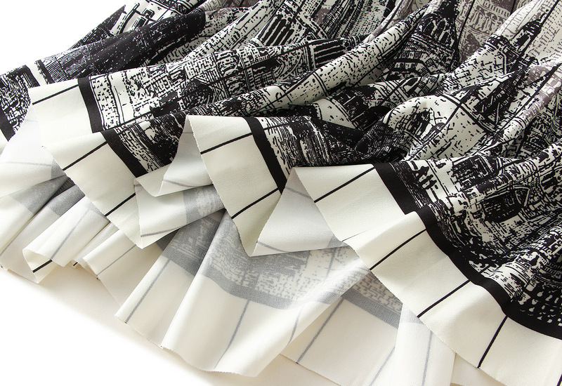 プリーツスカート　レディース　花柄　スカート　フリル　カジュアル