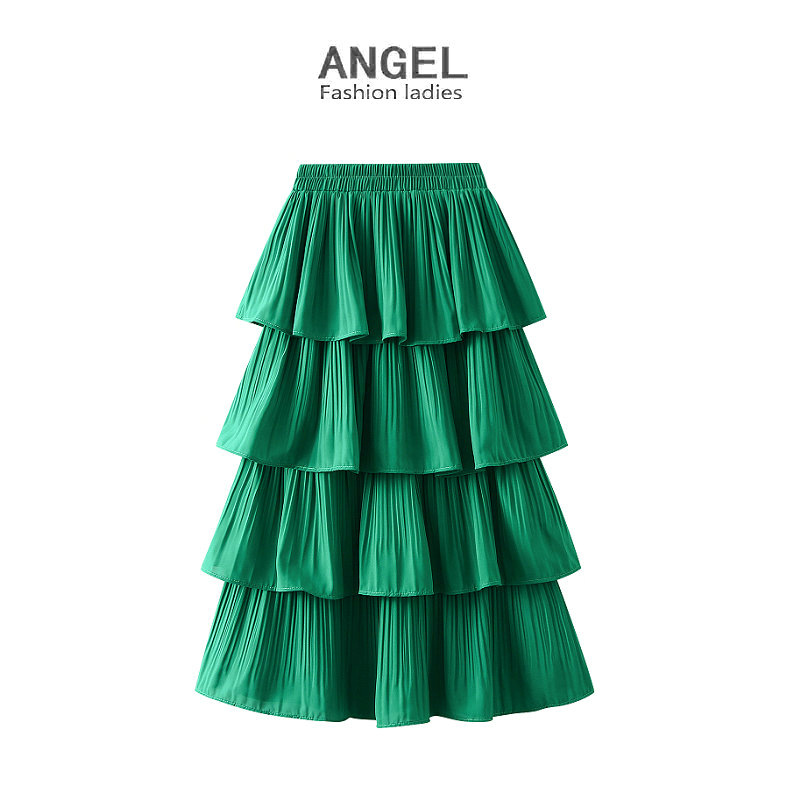 プリーツスカート ディアートスカート フリル おしゃれ きれいめ エレガンス