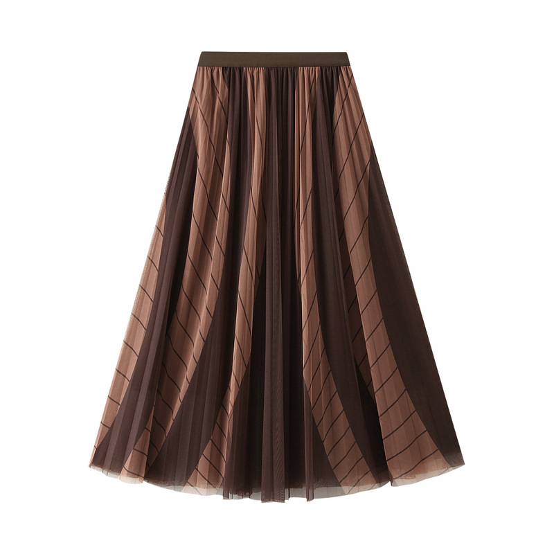 プリーツスカート　レディース　コラージュ　スカート　おしゃれ　きれいめ