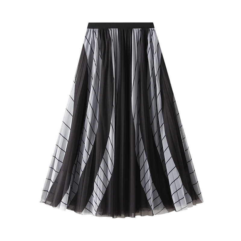 プリーツスカート　レディース　コラージュ　スカート　おしゃれ　きれいめ