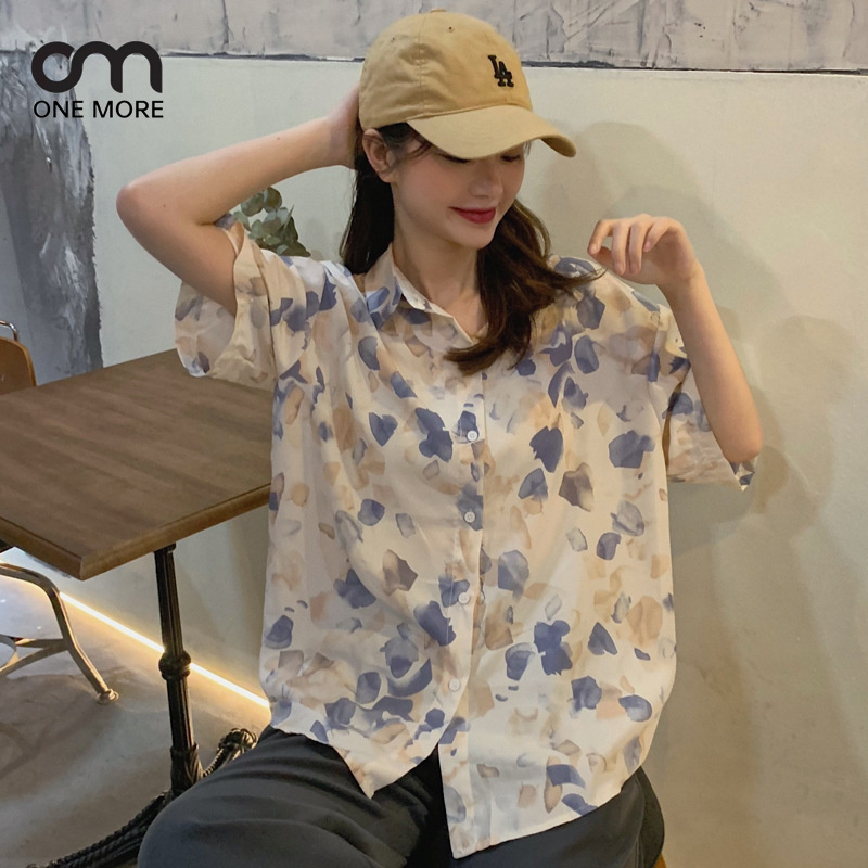 シャツ  シンプル   簡約 かわいい 春服 ハワイ 着痩せ きれいめ おしゃれ