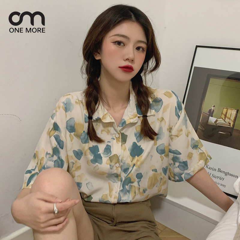 シャツ  シンプル   簡約 かわいい 春服 ハワイ 着痩せ きれいめ おしゃれ