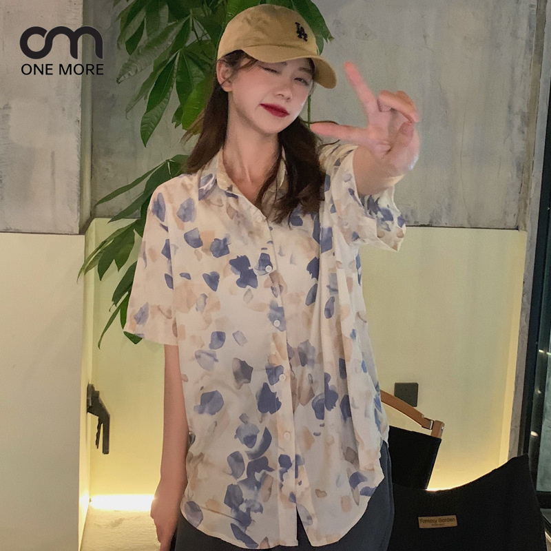 シャツ  シンプル   簡約 かわいい 春服 ハワイ 着痩せ きれいめ おしゃれ
