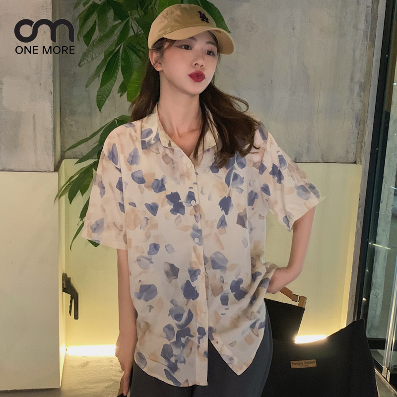 シャツ  シンプル   簡約 かわいい 春服 ハワイ 着痩せ きれいめ おしゃれ
